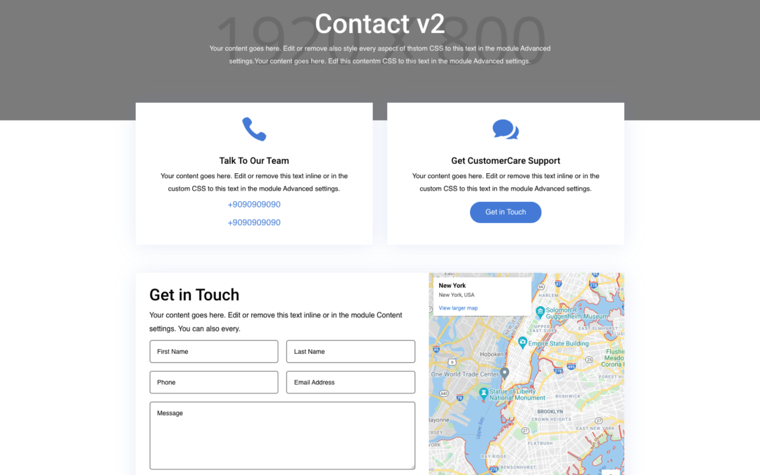 Contact v2